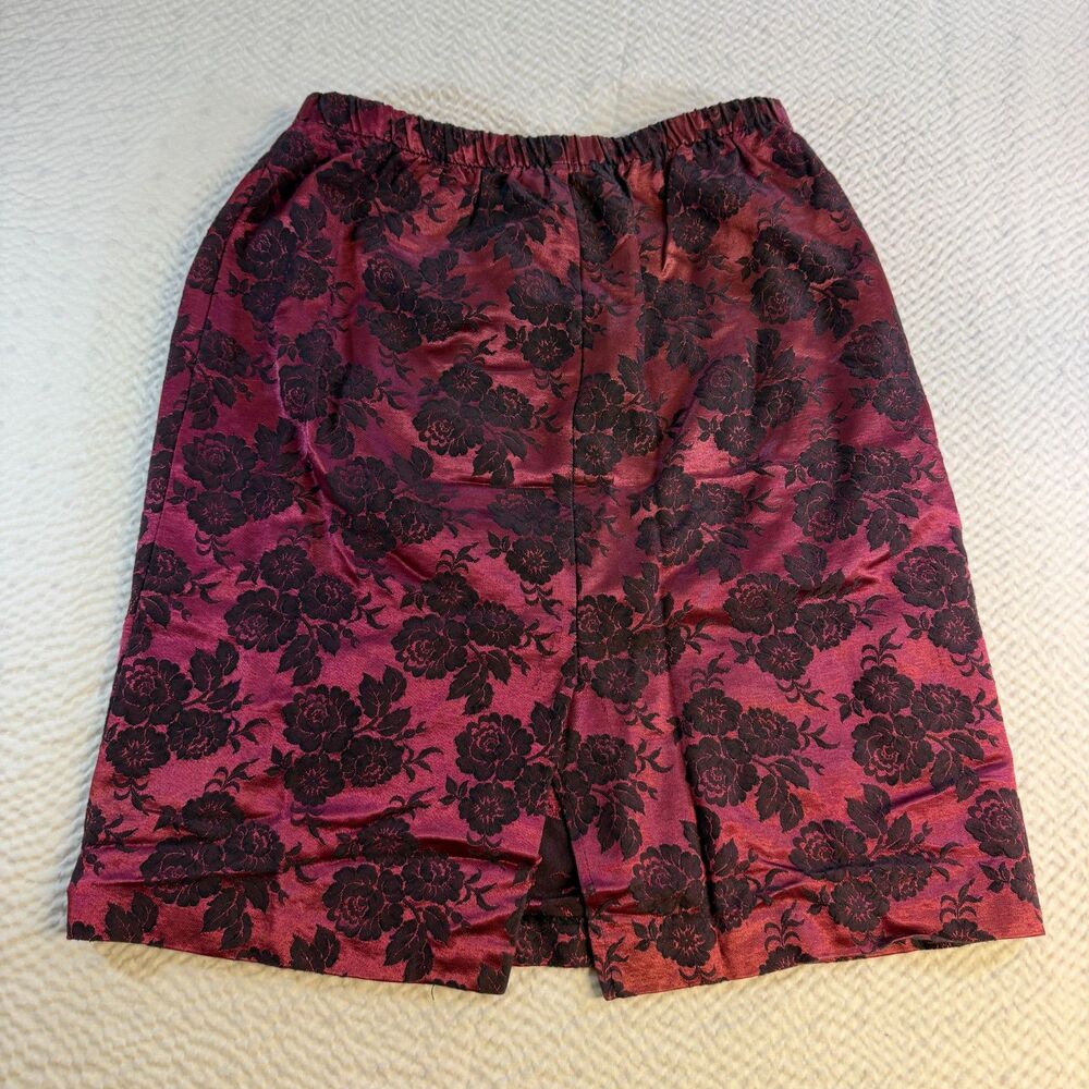 CB New York, Vintage Floral Jacquard Midi Skirt
